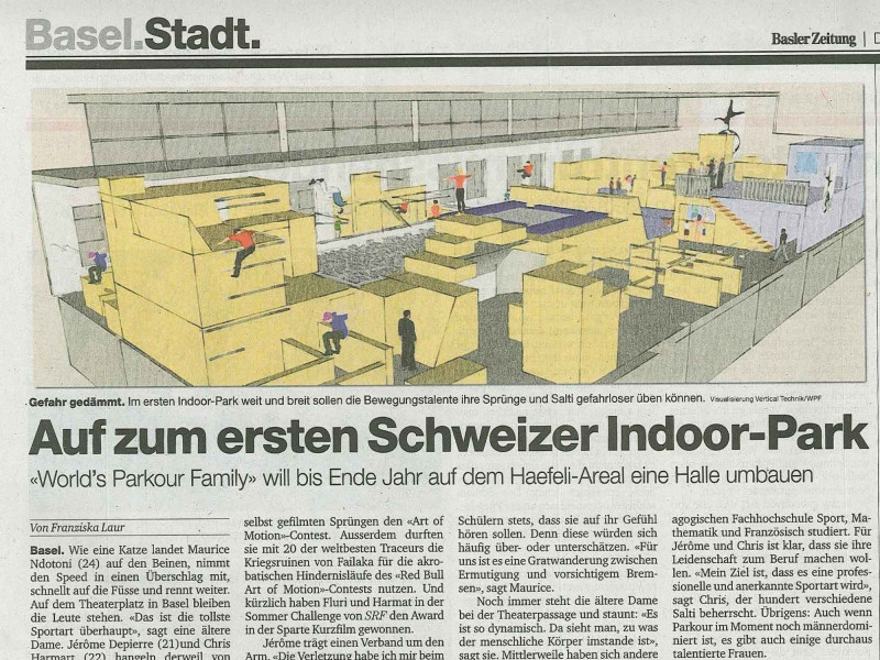 CH Basel – Parkour-Palace Project