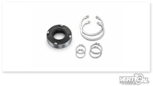 Resistance bearing with circlips for recumbent bike