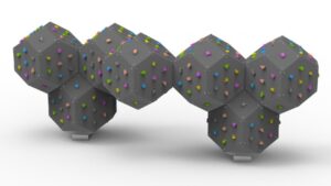 Sevenfold Climbing Cube with Base, Anchor and Holds