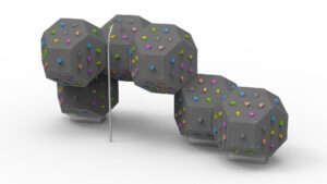 Sixfold Climbing Cube with Base, Anchor and Holds