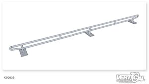 Binario dritto tubo tondo stile nave 6m