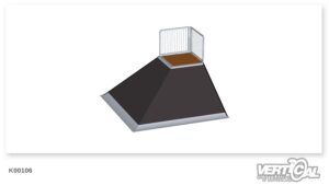 Bank 1500 30° 2 x 4.3m Hip 90°