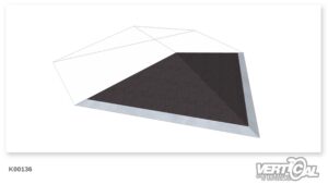 Roof Box 600 Pyramide a 2 lati