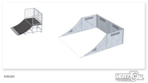 Enclosure for Quarterpipe 950 2.4m
