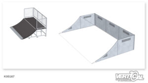 Enclosure for Quarterpipe 950 3.96m