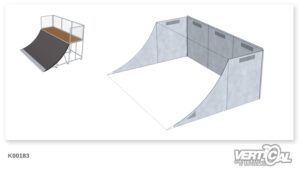 Enclosure for Quarterpipe 1700 4.5m