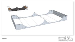 Enclosure for Miniramp Spine 1400 7.5m