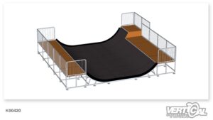 Miniramp 1000 7.5m + estensione destra 1.5m