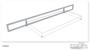 Rail F x 6m pour table Wheelie 200