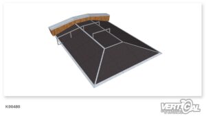 Pyramid 600 x 3 + Ledge + Rail F x 2