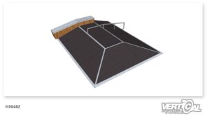 Pyramid 600 x 3 + Ledge + Rail F