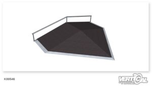 Roof Box 600 1.32m Pyramid + Rail R