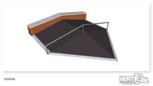 Roof Box 600 2.4m Pyramid + Ledge 600 + Rail R