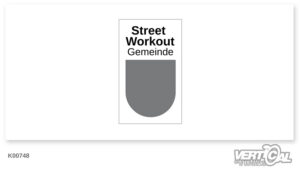 Pannello informativo 50 x 80 cm Street Workout