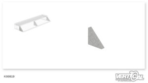 Granite Element W2 Feet for Plate Curb Wall