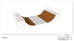 Remplacement du revêtement de surface Mini-rampe 1900 6m
