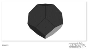 Climbing Cube less one heaxon HPL panel