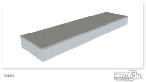 Granite Wheelie Table 350 x 1200 x 4700