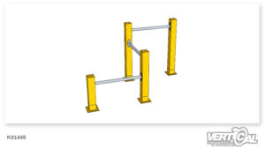 Kids Triple Pull Up Bar Power