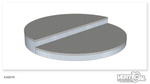 Granite Wheelie Table round 200 400 3000