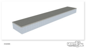 Table à roulettes en granit 350 x 800 x 4700